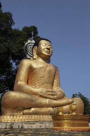 Buddha Statue at Meditation Mountain Cambodia